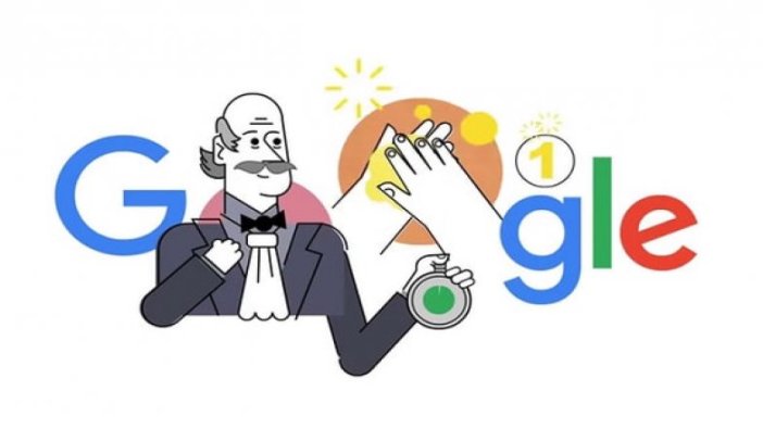 Google'dan koronaya karşı el yıkama doodle'ı