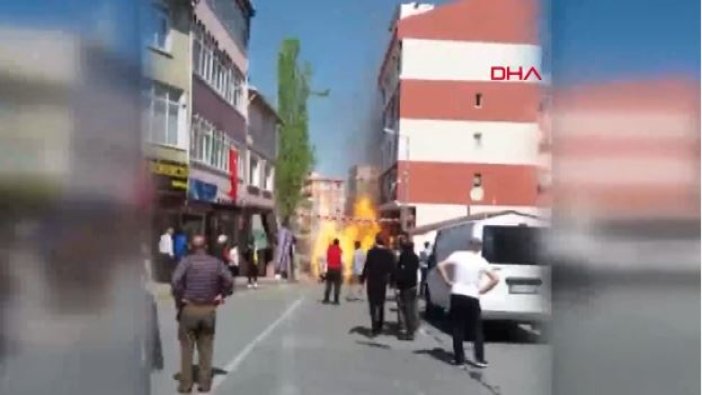 İstanbul Beylikdüzü'nde doğal gaz borusunda patlama