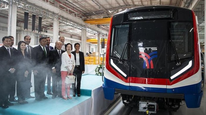 Türkiye'nin ilk metro ihracatı için tören