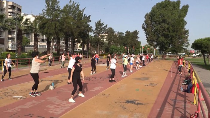 İzmir'de spor açık havaya taşındı