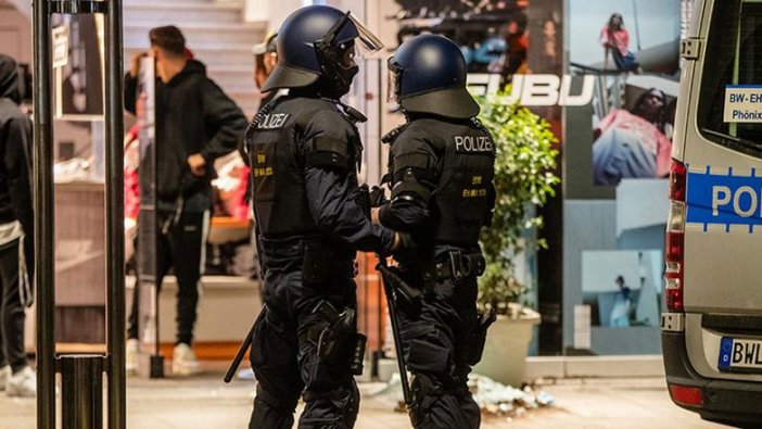 Almanya'da ortalık karıştı... 19 polis yaralandı
