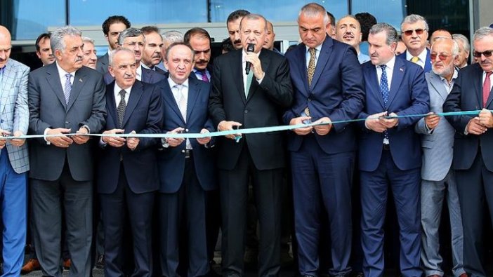 Erdoğan Rize'de otel açılışı yaptı