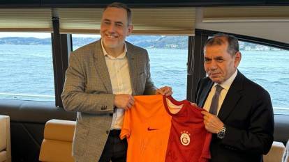 Galatasaray Başkanı Dursun Özbek Martin Jahn ile bir araya geldi