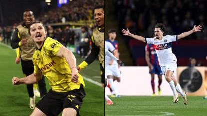 PSG ve Borussia Dortmund Şampiyonlar Ligi'nde yarı finale yükseldi