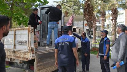 Sinop'ta zabıta memurları ile seyyar satıcılar arasında gerginlik