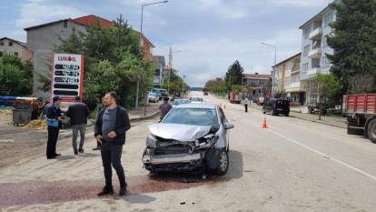 Karabük'te tır otomobille çarpıştı: 1 yaralı