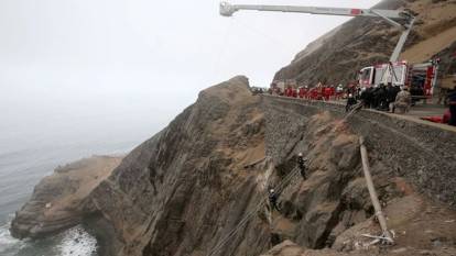 Peru'da feci kaza! Otobüs 200 metreden uçuruma yuvarlandı: 23 ölü 15 yaralı