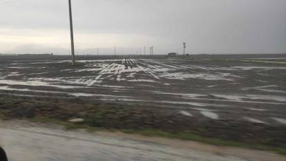 Konya’da araziler sağanak sonrası sular altında kaldı