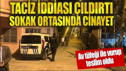 Adana'da kızını taciz eden kişiyi sokak ortasında av tüfeğiyle öldürdü
