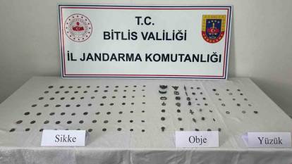 Bitlis’te 131 parça tarihi eser ele geçirildi