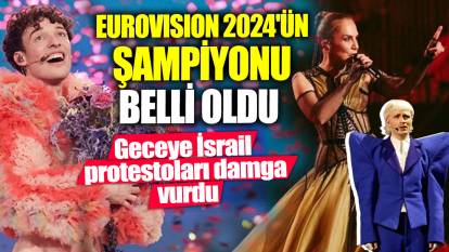 Eurovision 2024'ün şampiyonu belli oldu!  Geceye İsrail protestoları damga vurdu