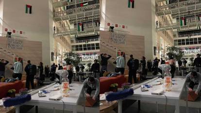 Cenevre Üniversitesi'nde Filistin desteğine polis müdahalesi