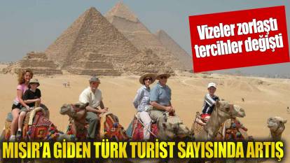 Mısır'a giden Türk turist sayısı bir yılda üçe katlandı