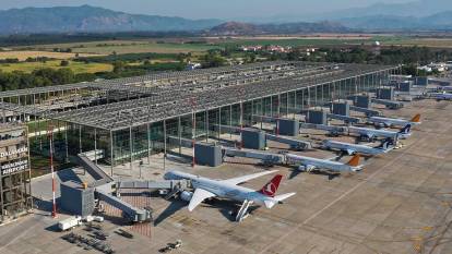Muğla’nın havalimanlarında yolcu trafiği arttı