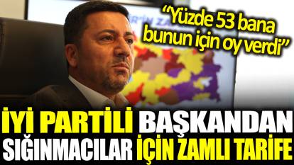 İYİ Partili Nevşehir Belediye Başkanı Arı'dan sığınmacıların su ve nikah ücretlerine zam kararı!