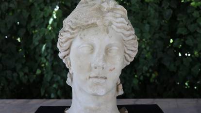 Hygieia'nın heykel başı bulundu