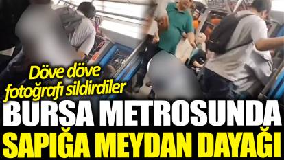 Bursa metrosunda sapığa meydan dayağı: Döve döve fotoğrafı sildirdiler