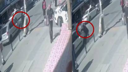 Sultangazi'de otomobilin çarptığı yaşlı kadın havaya savruldu!