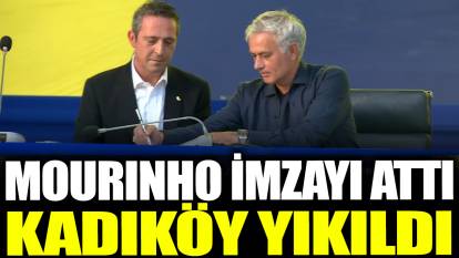 Jose Mourinho Fenerbahçe'ye imzayı attı: Kadıköy yıkıldı!