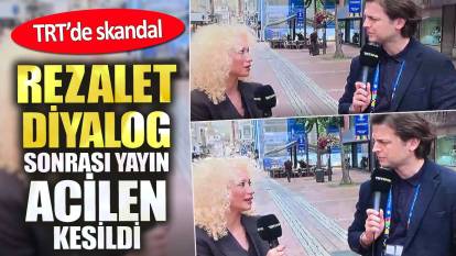 TRT’de skandal. Rezalet diyalog sonrası acilen yayın kesildi