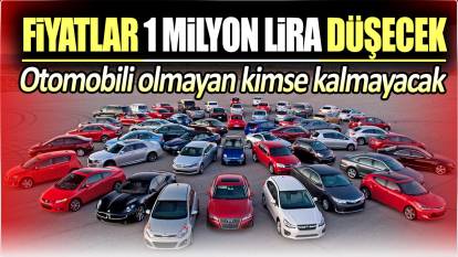 Otomobil devi fiyatları 1 milyon lira birden düşürdü